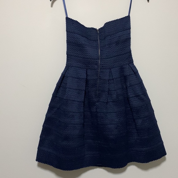 Strapless Dress Color: Navy Blue,Size: Small,Brand: Sans Souci - Picture 2 of 3